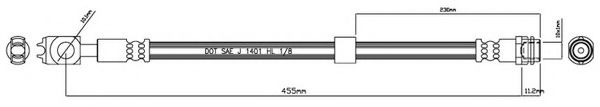 Тормозной шланг MOTAQUIP VBJ190