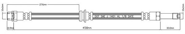 Тормозной шланг MOTAQUIP VBJ311