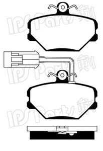 Тормозные колодки ipsparts IBD-1W06