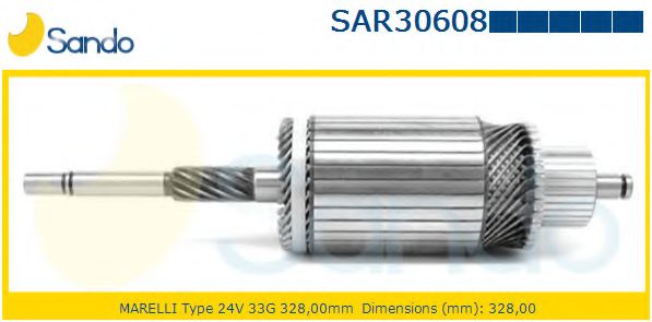 Якорь, стартер sando SAR30608.9