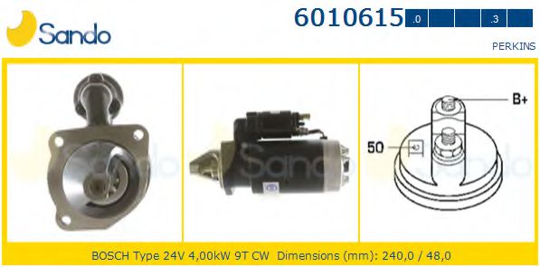 Стартер sando 6010615.0