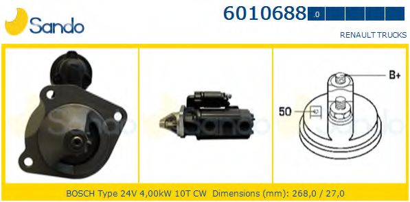 Стартер sando 6010688.0