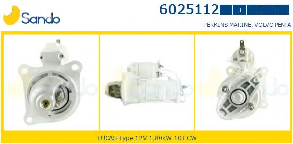 Стартер sando 6025112.1