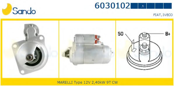 Стартер sando 6030102.1