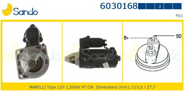 Стартер sando 6030168.2