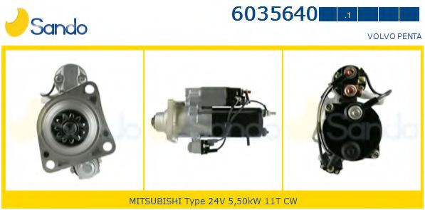 Стартер sando 6035640.1
