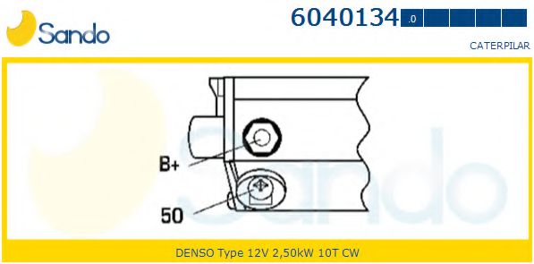 Стартер sando 6040134.0