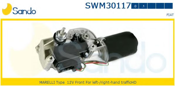 Двигатель стеклоочистителя sando SWM30117.0