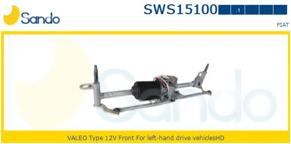 Трапеция стеклоочистителя sando SWS15100.1