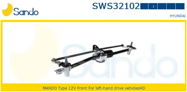 Трапеция стеклоочистителя sando SWS32102.1