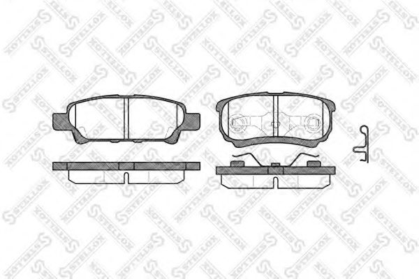 Тормозные колодки STELLOX 1062 002-SX