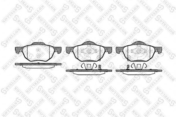 Тормозные колодки STELLOX 1079 002-SX