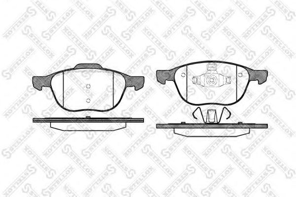 Тормозные колодки STELLOX 1093 000B-SX