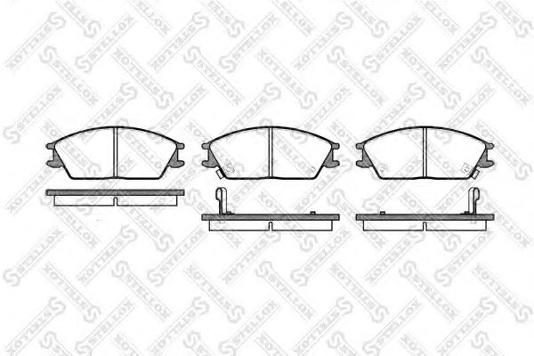 Тормозные колодки STELLOX 235 002-SX