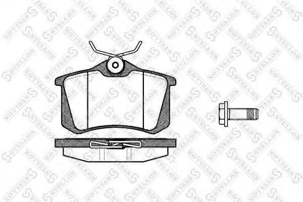 Тормозные колодки STELLOX 274 005B-SX