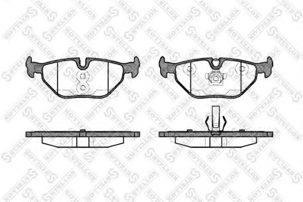 Тормозные колодки STELLOX 276 040B-SX
