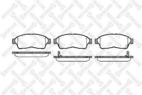 Тормозные колодки STELLOX 413 002B-SX