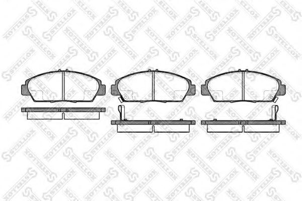 Тормозные колодки STELLOX 417 002B-SX