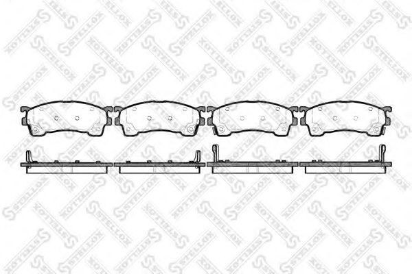 Тормозные колодки STELLOX 426 004-SX