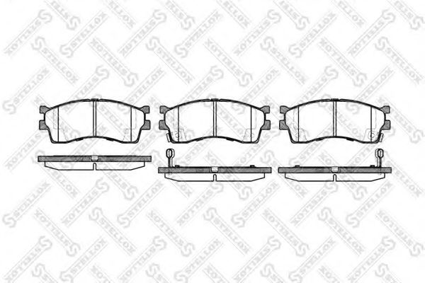 Тормозные колодки STELLOX 426 032-SX