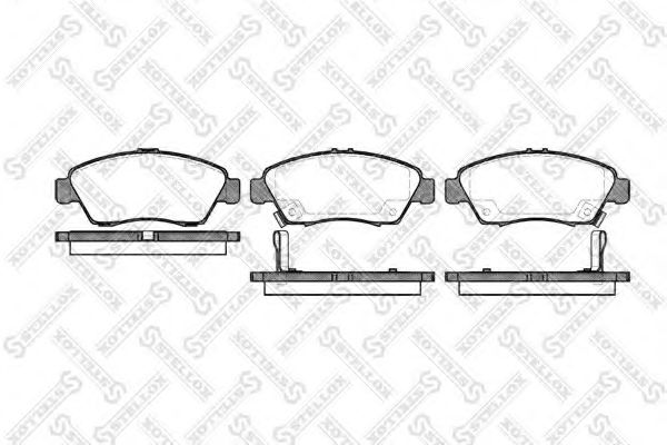 Тормозные колодки STELLOX 429 002B-SX