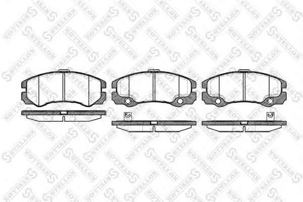 Тормозные колодки STELLOX 436 032-SX