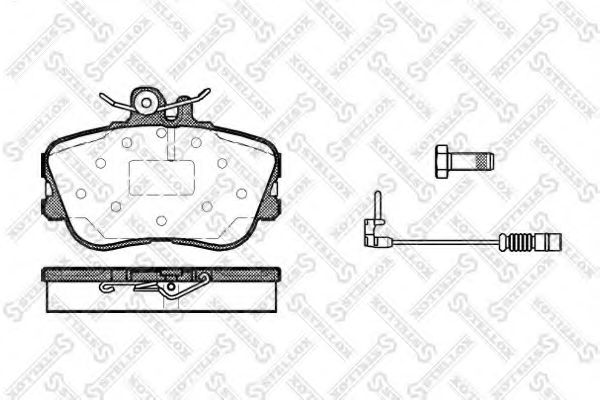 Тормозные колодки STELLOX 456 002B-SX