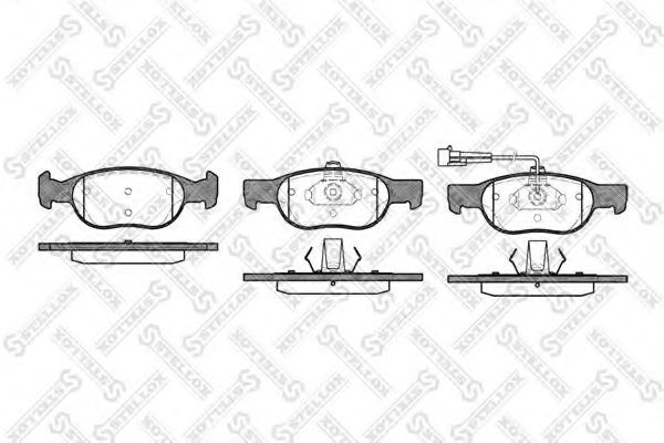 Тормозные колодки STELLOX 599 011B-SX