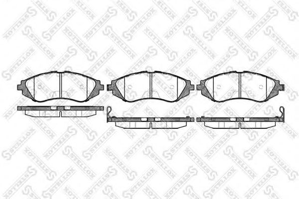 Тормозные колодки STELLOX 656 002B-SX