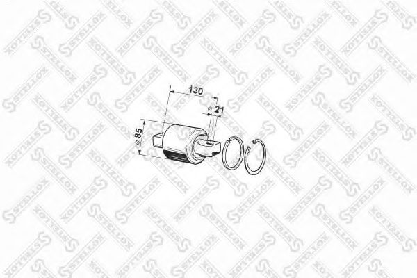 ремонтный комплект, рычаг подвески STELLOX 84-12026-SX