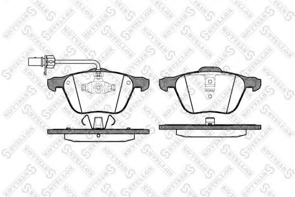 Тормозные колодки STELLOX 847 002B-SX