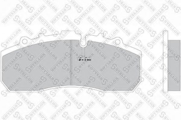 Тормозные колодки STELLOX 85-11413-SX