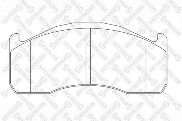 Тормозные колодки STELLOX 85-11466-SX