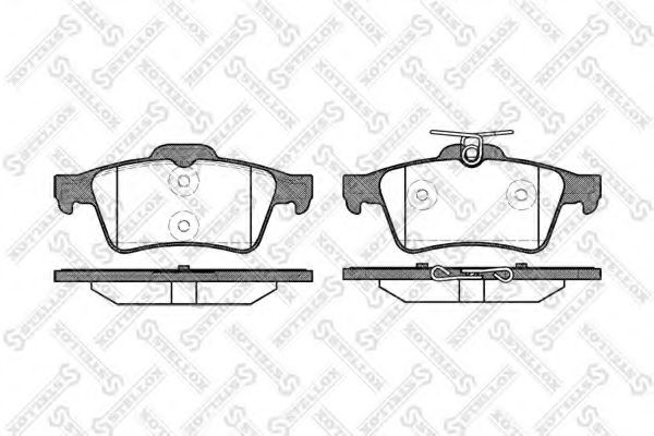 Тормозные колодки STELLOX 853 020-SX