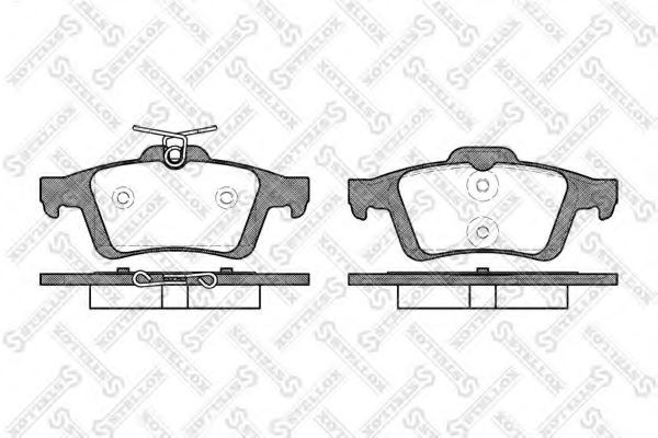 Тормозные колодки STELLOX 853 030-SX