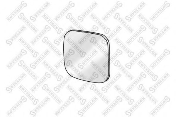 Стекло наружного зеркала STELLOX 87-30222-SX