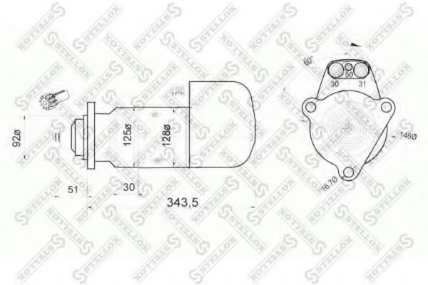 Стартер stellox 88-02026-SX