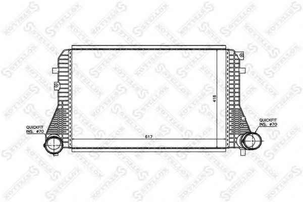 Интеркулер STELLOX 10-40038-SX
