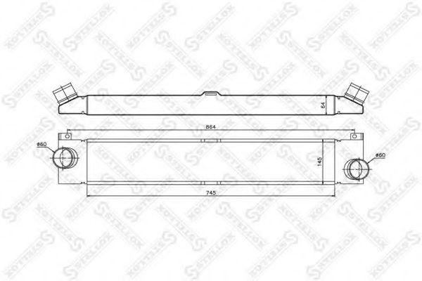 Интеркулер STELLOX 10-40174-SX
