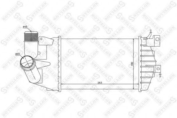 Интеркулер STELLOX 10-40234-SX
