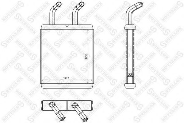 Радиатор печки Hyundai/Kia 0K75A-61-A10