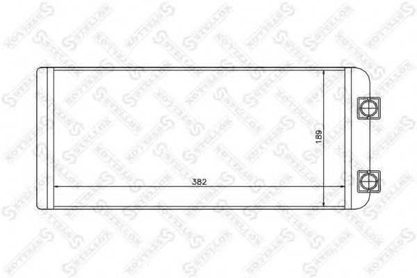 Радиатор печки STELLOX 82-05008-SX