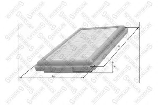 Воздушный фильтр STELLOX 71-01286-SX