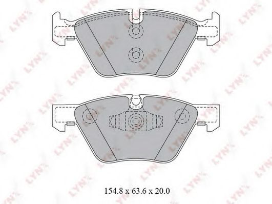 Тормозные колодки lynxauto BD-1421