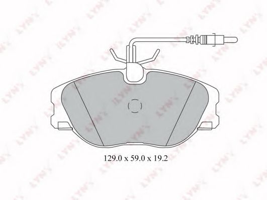Тормозные колодки lynxauto BD-2214