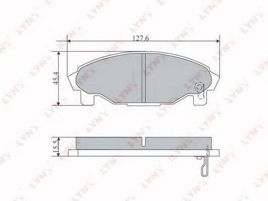 Тормозные колодки lynxauto BD-2402