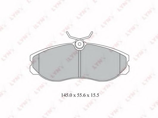 Тормозные колодки lynxauto BD-3028