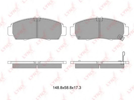 Тормозные колодки Honda/Acura 45022SZ3A50 Тормозные колодки Honda/Acura 45022SZ3A50