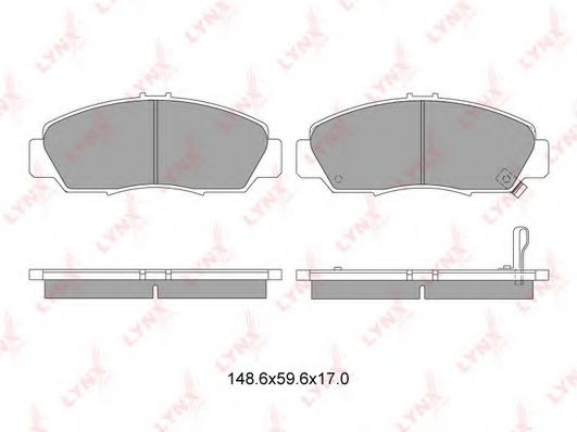 Тормозные колодки LYNXauto BD-3411 Тормозные колодки LYNXauto BD-3411