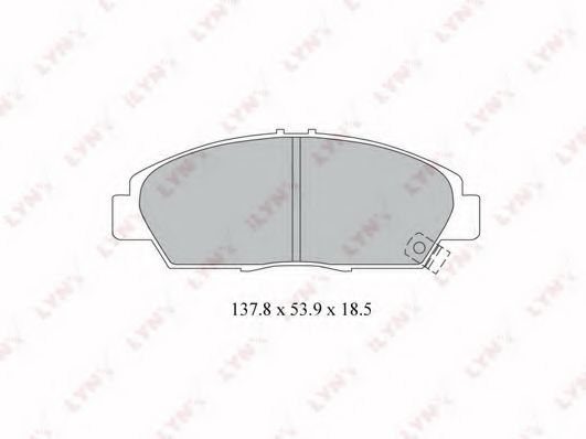 Тормозные колодки lynxauto BD-3421